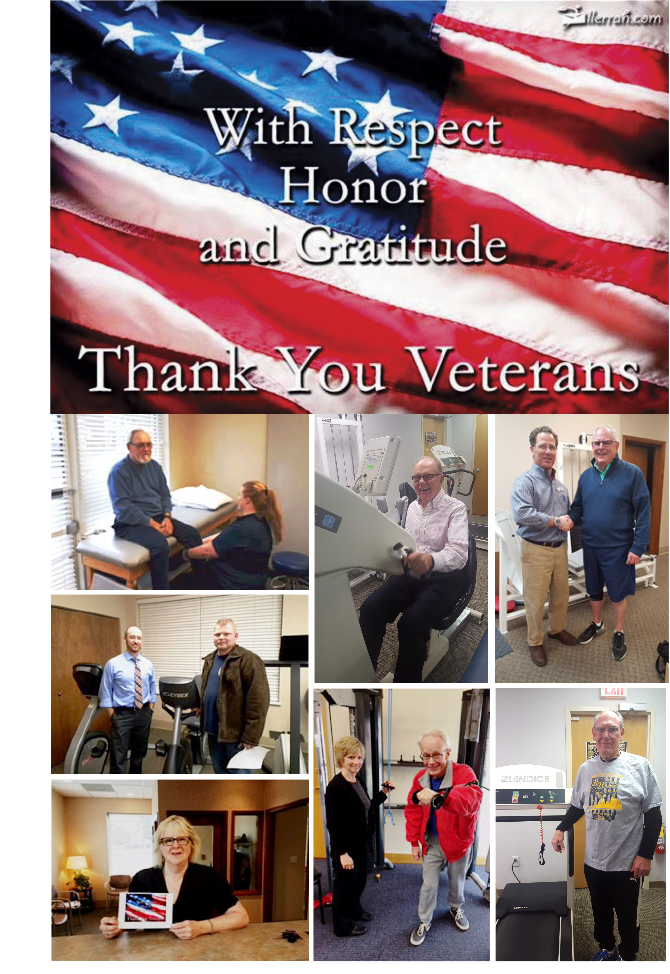 With Respect, Honor and Gratitude - Thank you Veterans!